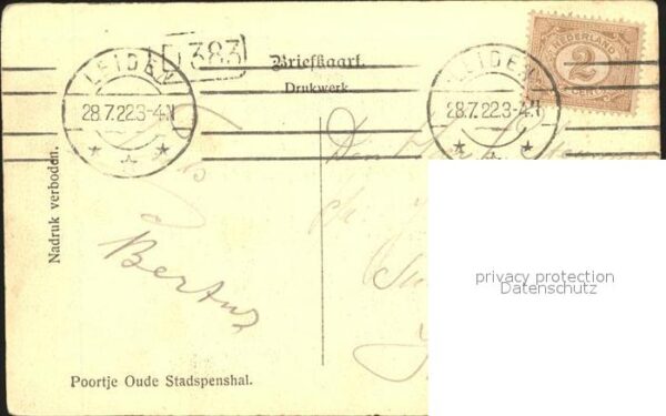Leiden Poortje Oude Stadspenshal – Bild 2