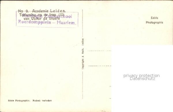 Leiden Academie Teekening trap Victor Stuers – Bild 2