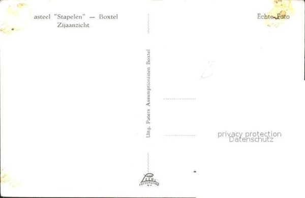 Boxtel Kasteel Stapelen Zijaanzicht – Bild 2