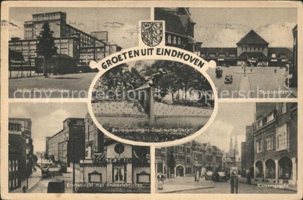 Eindhoven Netherlands Stationsplein Philips Philltefabrieken