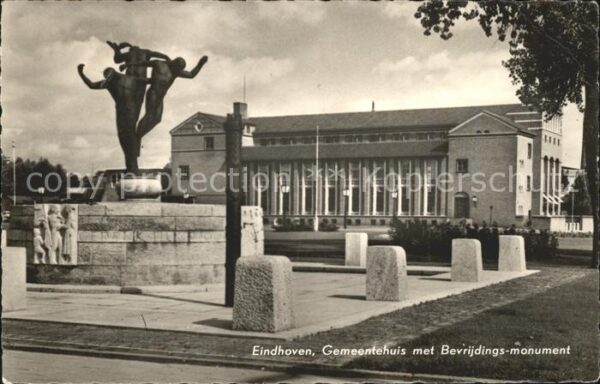 Eindhoven Netherlands Gemeentehuis Bevrijdings-monument