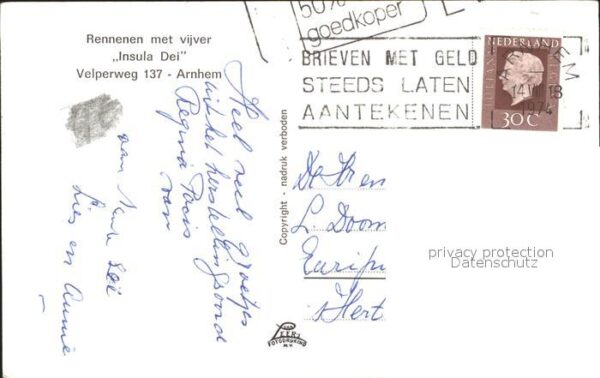 Arnhem Rennenen vijver Insula Dei – Bild 2