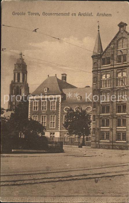Arnhem Toren Gouvernement Archief