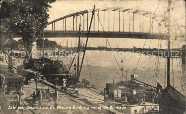 Arnhem Nieuwe Rijnbrug Rijnkade