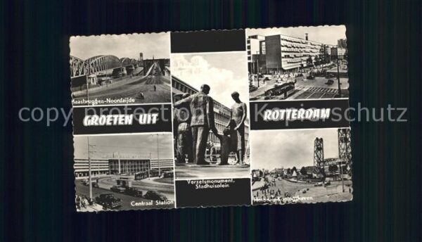 Rotterdam Verzelsmonument Stadhuisolein Central S