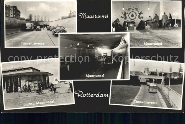 Rotterdam Maastunnel Tunneltraverje Ingang