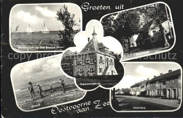Oostvoorne Niederlande Watersport Zandweg Voorweg Gemeentehuis