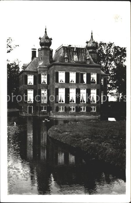 Oegstgeest Achterzijde Kasteel Oud Poelgeest