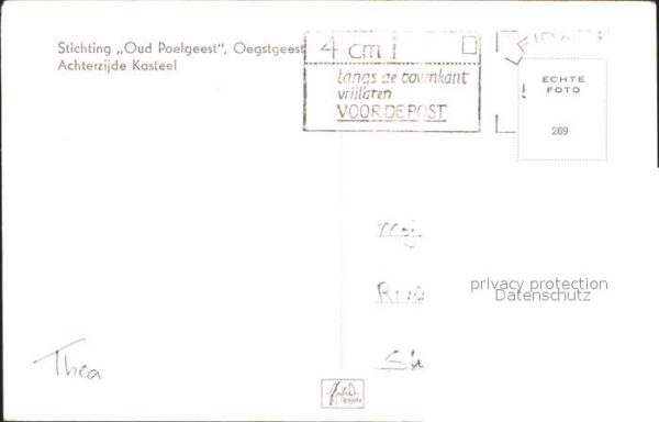 Oegstgeest Achterzijde Kasteel Oud Poelgeest – Bild 2