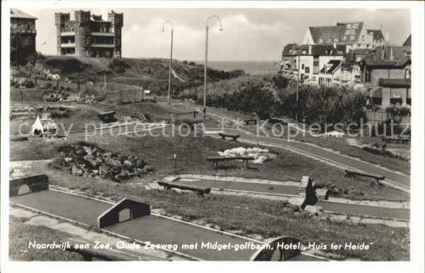 Noordwijk aan Zee  Zeeweg Midget golfbaan Hotel Huis Heide