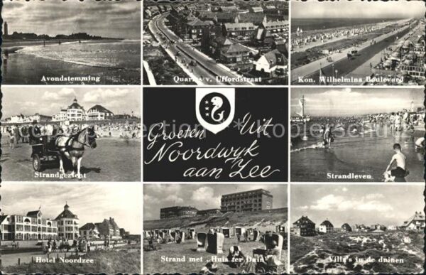 Noordwijk aan Zee  Avondstemming Kon Wilhelmina Boulevard