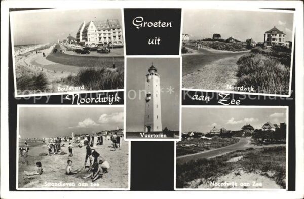 Noordwijk aan Zee  Strand Boulevard Vuurtoren