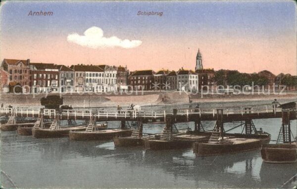 Arnhem Schipbrug Schiffsbrücke