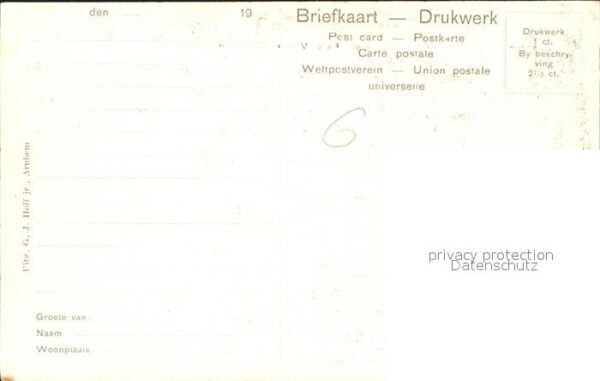 Arnhem Hotel Bellevue na den brand – Bild 2