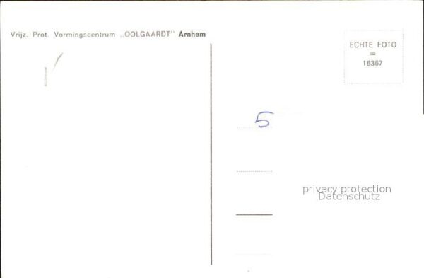 Arnhem Vrijz. Prot. Vormingscentrum Oolgaardt – Bild 2