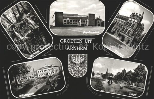 Arnhem Waterval Sonsbeek Provinciehuis Stadhui