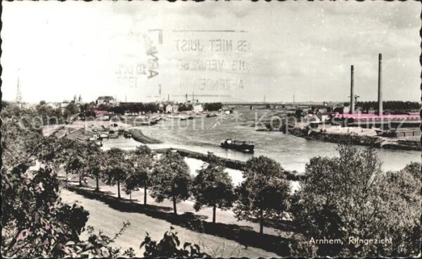 Arnhem Rijngezicht Rhein Panorama