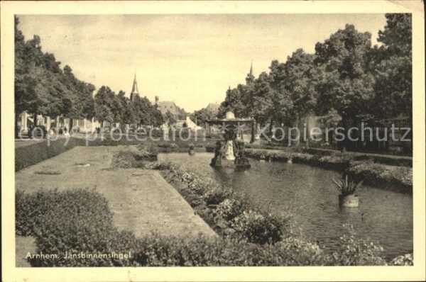 Arnhem Jansbinnensingel Springbrunnen