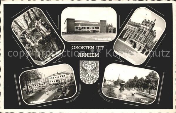 Arnhem Waterval Sonsbeek Provinciehuis Stadhui