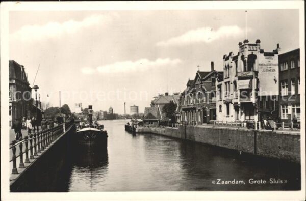 Zaandam Grote Sluis Schiff Schleuse