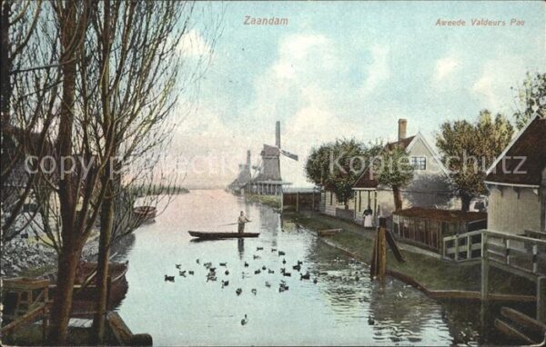 Zaandam Aweede Valdeurs Pad Molen Windmühle