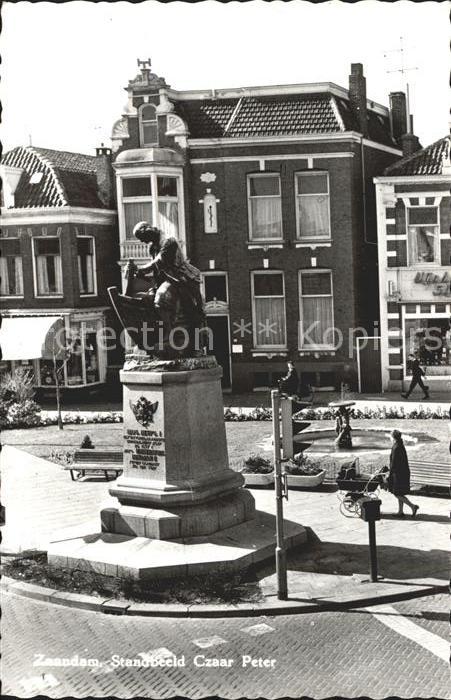 Zaandam Standbeeld Czaar Peter Denkmal