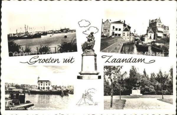 Zaandam Haven Kleine Sluis Voorzaan Gemeentehui