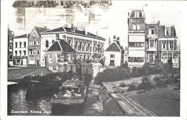 Zaandam Kleine Sluis Schleuse Schiff