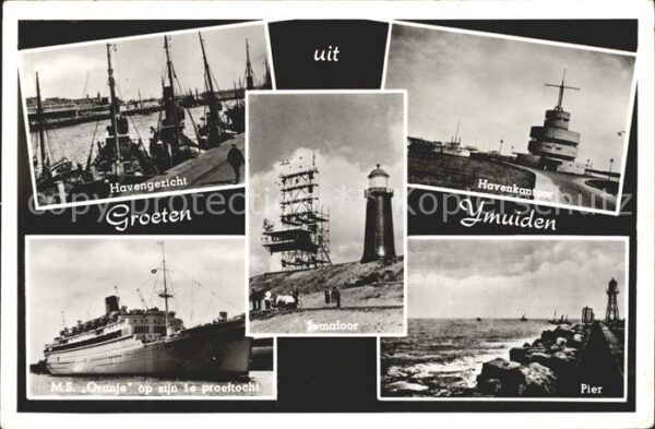 Ijmuiden Haven Havenkantoor Pier Semafoor MS Ora