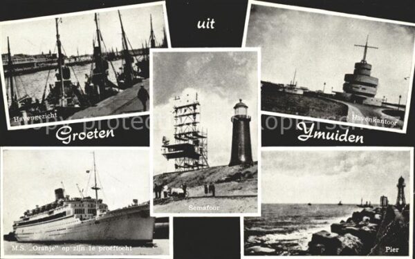 Ijmuiden Haven Havenkantoor Pier Semafoor MS Ora