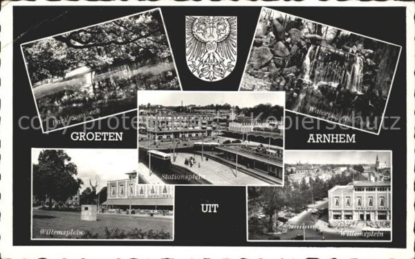 Arnhem Park Sonsbeek Waterval Willemsplein Sta