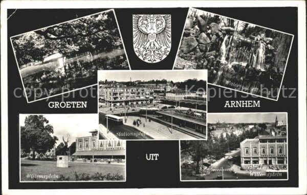 Arnhem Park Sonsbeek Waterval Willemsplein Sta