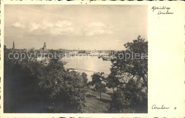 Arnhem Rijngezicht Panorama Rhein