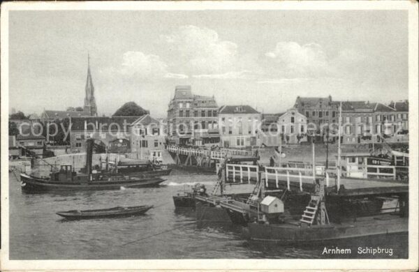 Arnhem Schipbrug Schiffsbrücke