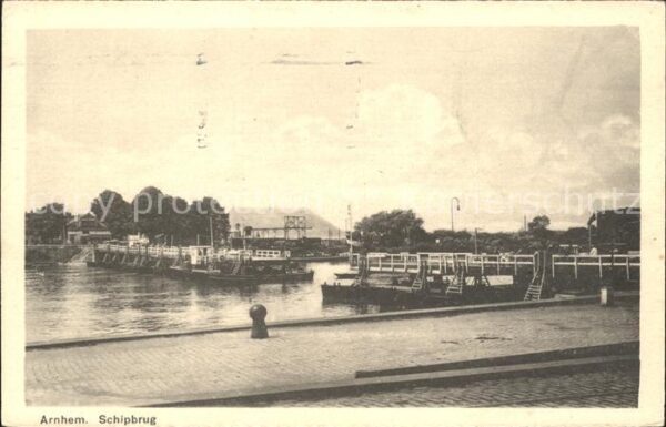 Arnhem Schipbrug Schiffsbrücke