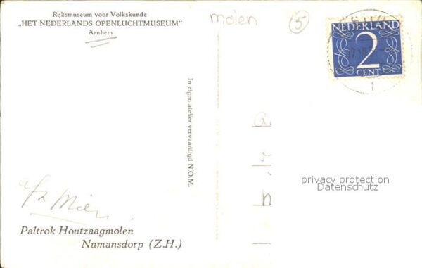Arnhem Openluchtmuseum Paltrok Houtzaagmolen N – Bild 2