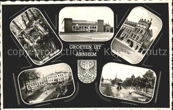 Arnhem Waterval Sonsbeek Provinciehuis Stadhui