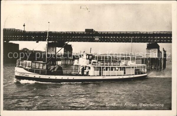 Arnhem Bootdienst Arnhem Westerbouwing Brug Br