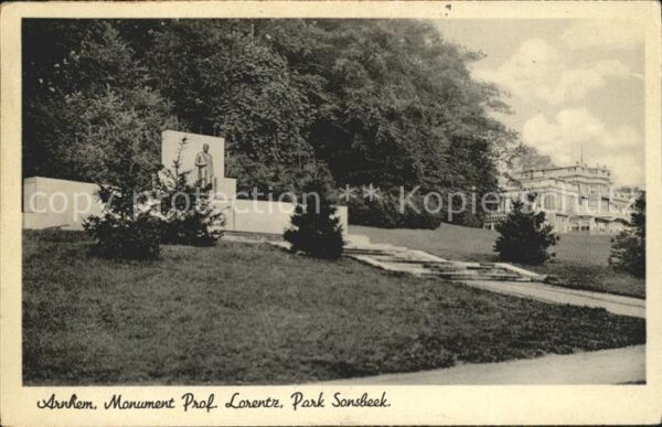 Arnhem Monument Prof. Lorentz Park Sonsbeek De
