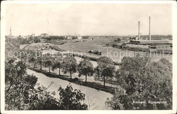 Arnhem Rijngezicht Rhein Panorama