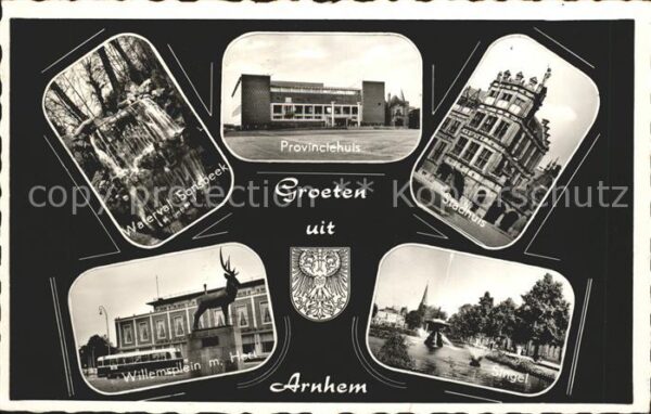 Arnhem Waterval Sonsbeek Provinciehuis Stadhui