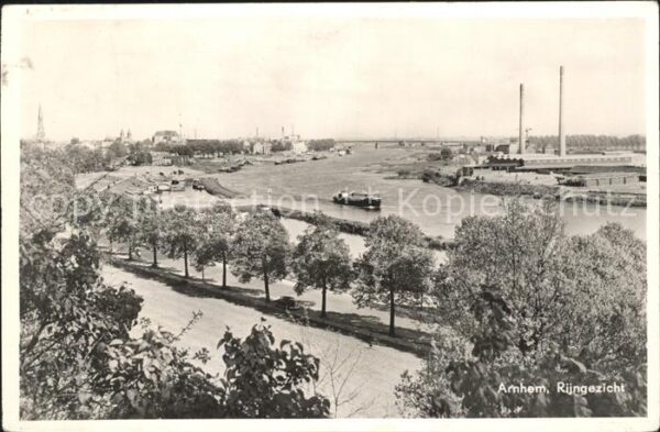 Arnhem Rijngezicht Rhein Panorama