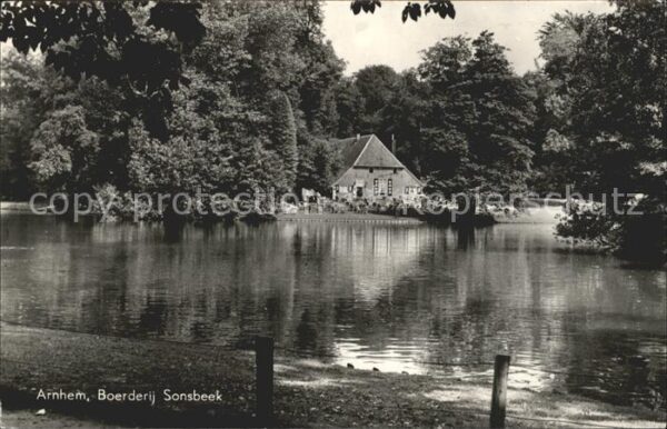 Arnhem Boerderij Sonsbeek Park Weiher