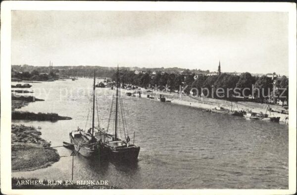 Arnhem Rijn en Rijnkade Schiff
