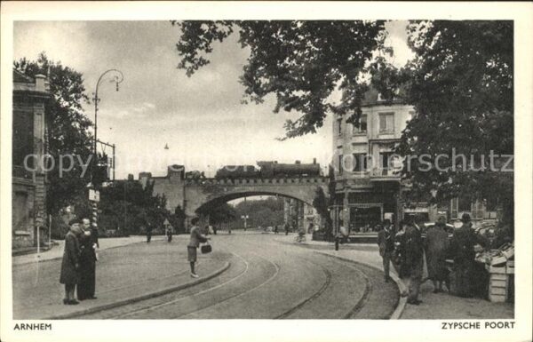 Arnhem Zypsche Poort Eisenbahnbrücke