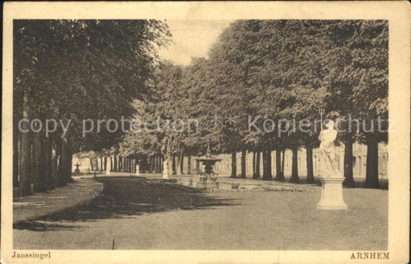 Arnhem Janssingel Fontein Denkmal Statue