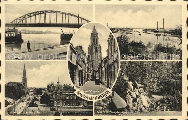 Arnhem Rijnbrug Panorama Velperplein Musis Sac