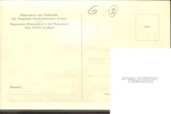 Arnhem Openluchtmuseum Papiermolen Watermolen – Bild 2