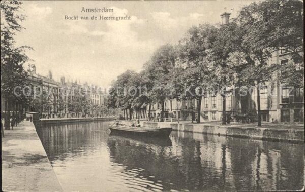 Amsterdam Niederlande Bocht Heerengracht