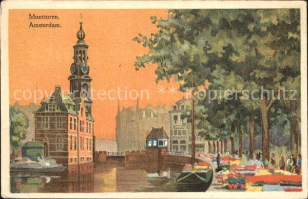 Amsterdam Niederlande Munttoren